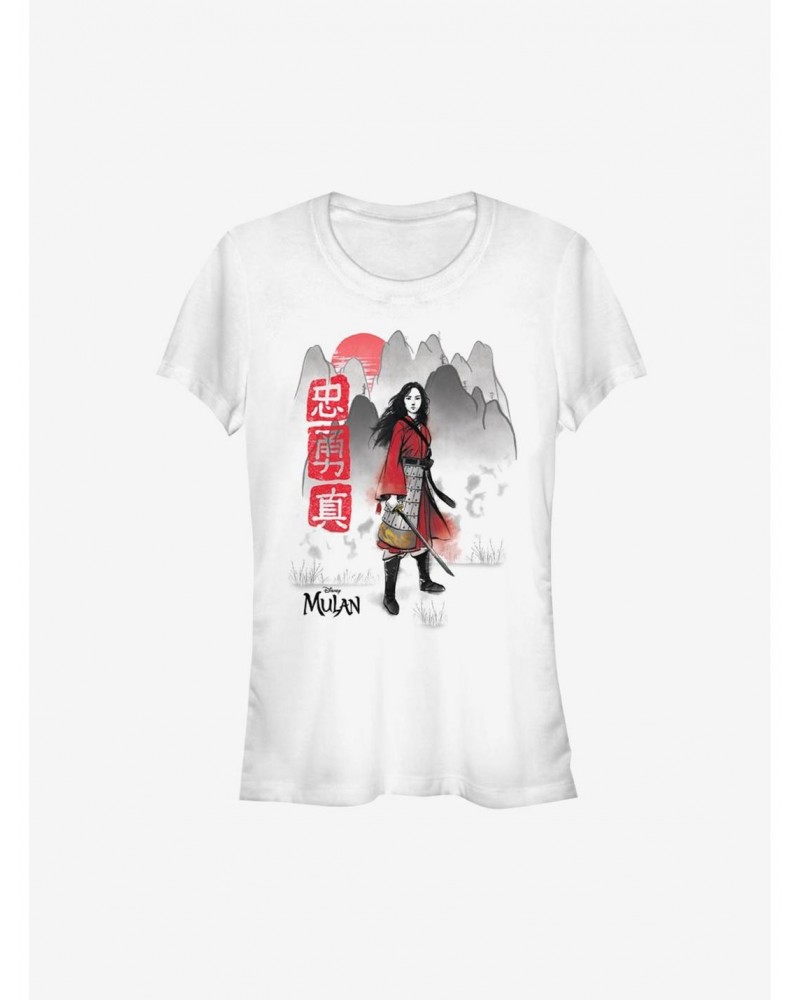 Disney Mulan Live Action Loyal Brave And True Girls T-Shirt $9.96 T-Shirts