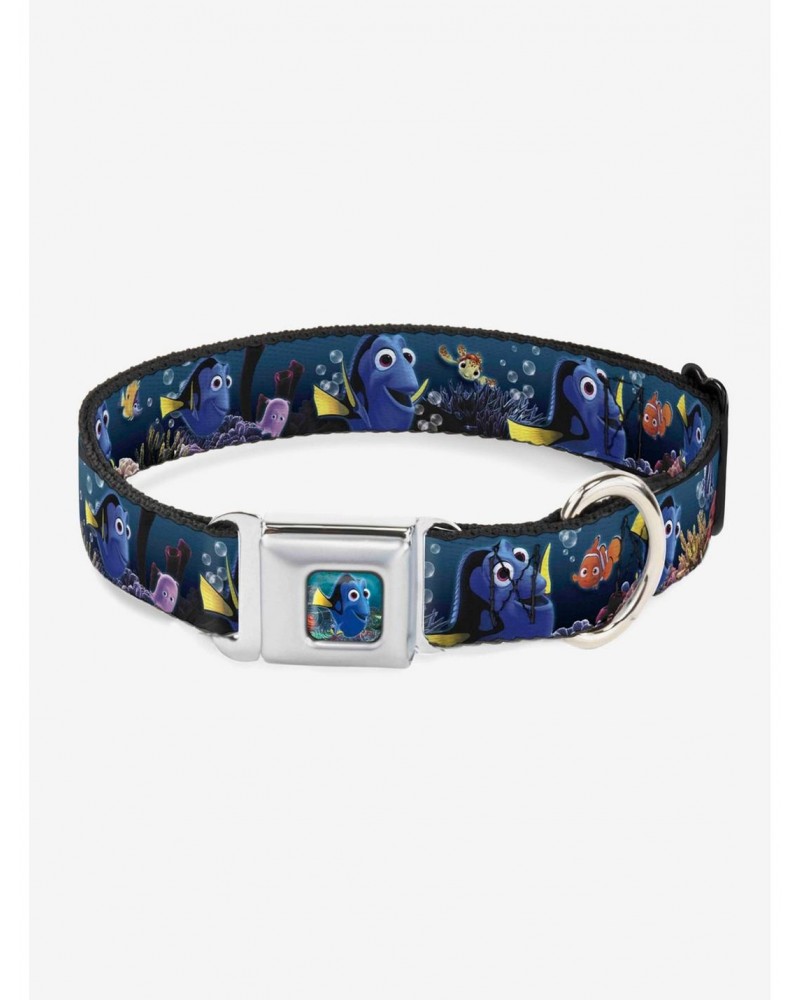 Disney Pixar Finding Nemo Friends Under The Sea Seatbelt Buckle Dog Collar $9.96 Pet Collars