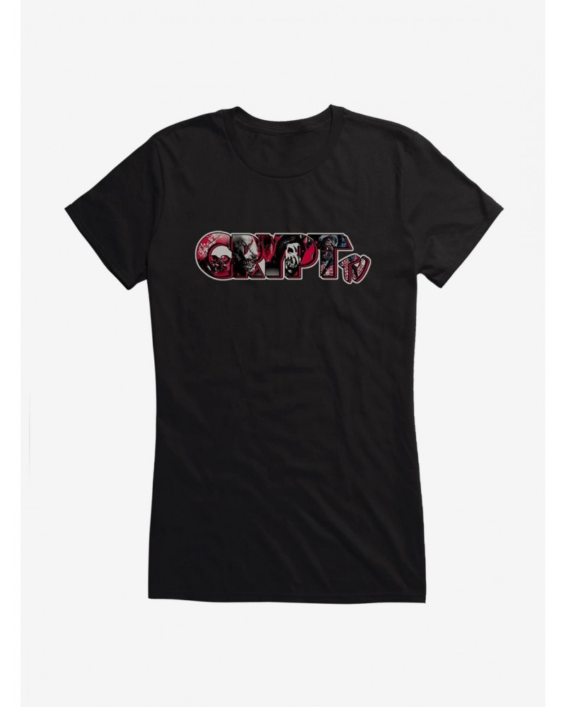 Crypt TV Logo Girls T-Shirt $8.22 T-Shirts