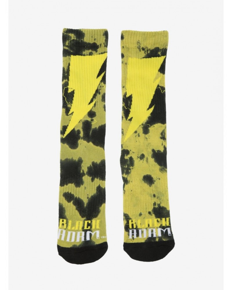 DC Comics Black Adam Tie-Dye Crew Socks $1.68 Socks