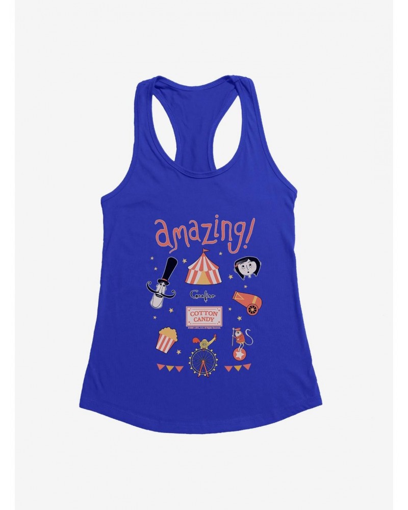 Coraline Cotton Candy Girls Tank Top $9.46 Tops
