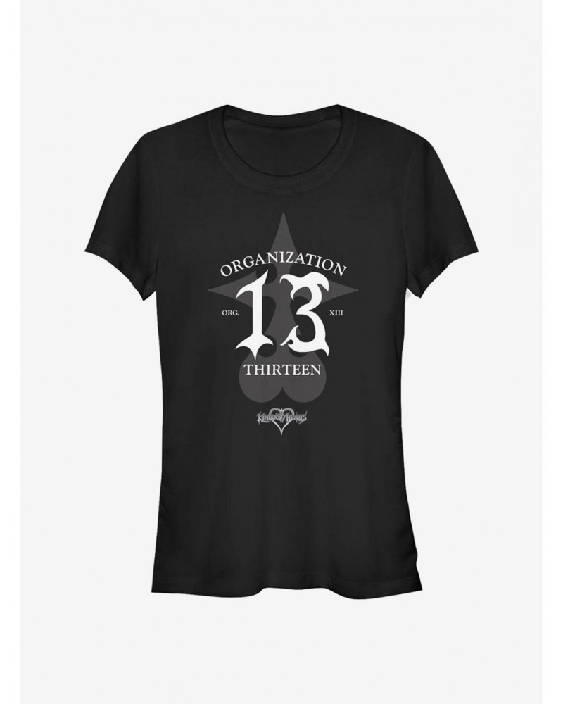 Disney Kingdom Hearts Organization Thirteen Girls T-Shirt $5.98 T-Shirts