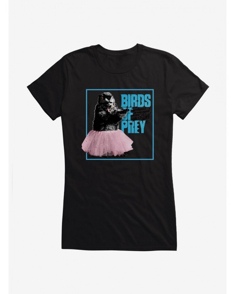DC Comics Birds Of Prey Gopher Tutu Movie Title Girls T-Shirt $9.16 T-Shirts