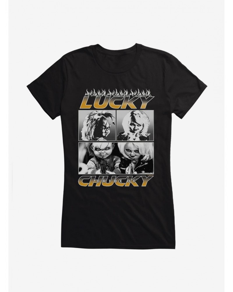 Chucky Tiffany Lucky Chucky Girls T-Shirt $7.72 T-Shirts
