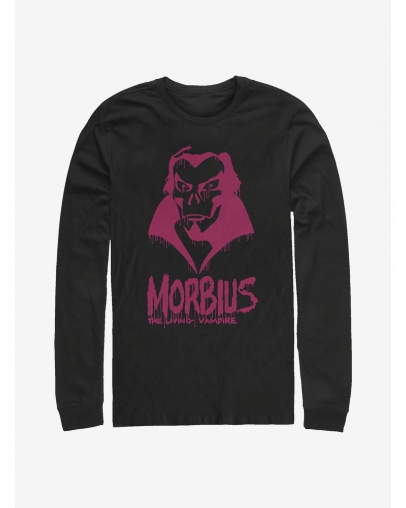 Marvel Morbius Paint Long-Sleeve T-Shirt $13.16 T-Shirts