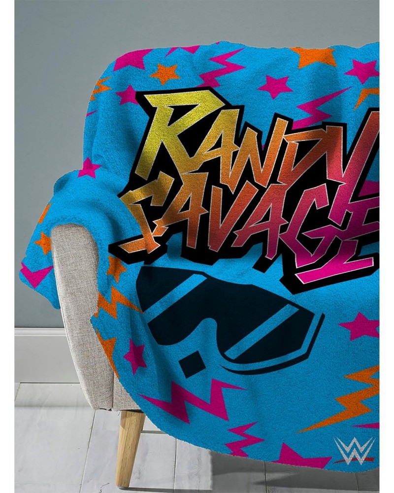 WWE Macho Man Randy Savage Raschel Throw Blanket $21.89 Blankets