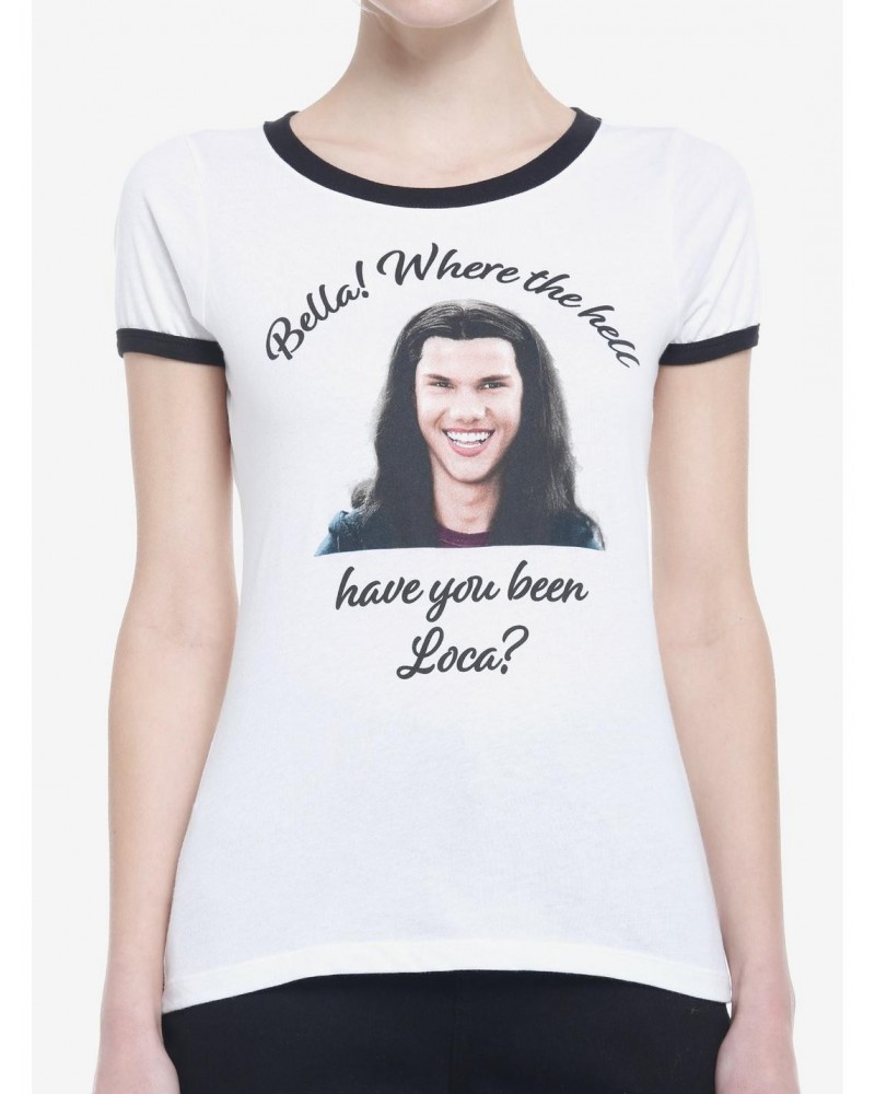The Twilight Saga Bella Loca Girls Ringer T-Shirt $9.36 T-Shirts