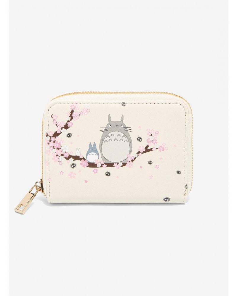 Studio Ghibli My Neighbor Totoro Sakura Mini Zipper Wallet $7.36 Wallets