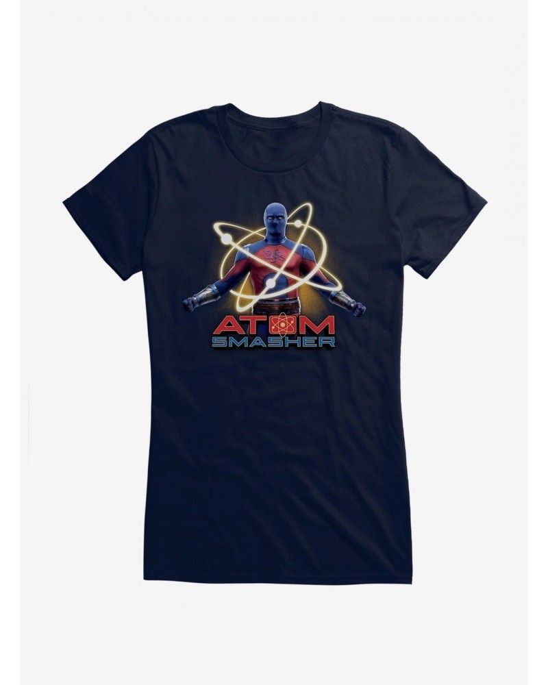 DC Comics Black Adam Atom Smasher Logo Girls T-Shirt $8.37 T-Shirts