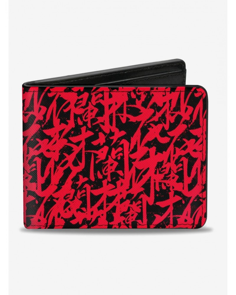 Disney Mulan Black and Red Bifold Wallet $8.51 Wallets
