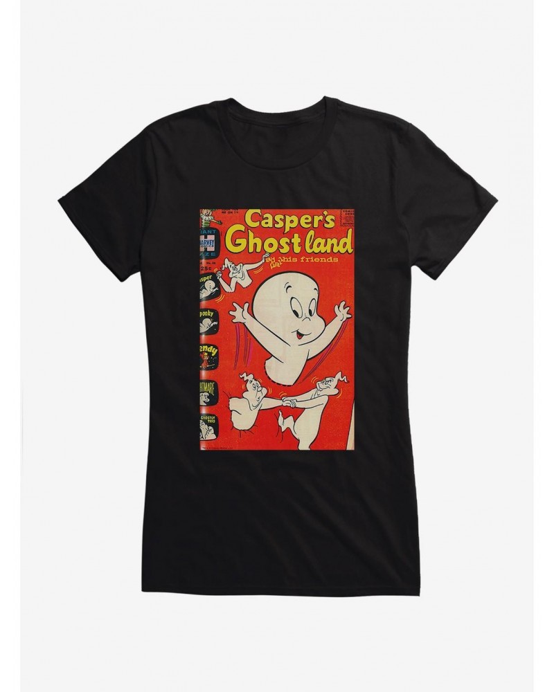 Casper The Friendly Ghost Ghostland And Friends Peekaboo Girls T-Shirt $10.96 T-Shirts